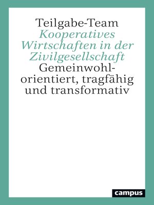 cover image of Kooperatives Wirtschaften in der Zivilgesellschaft